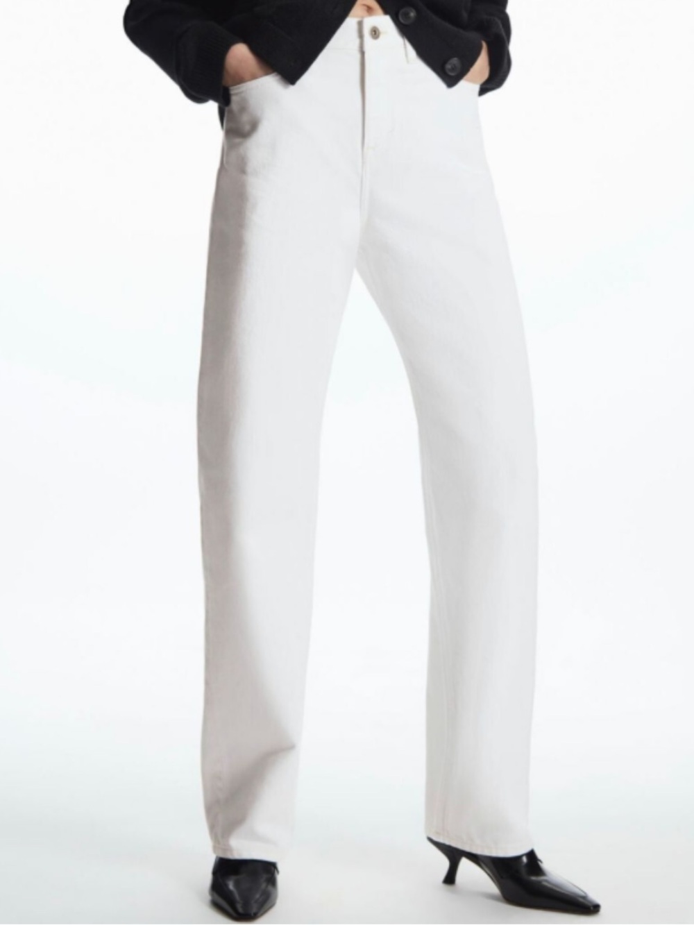COS Hi-Rise Straight Leg Jeans